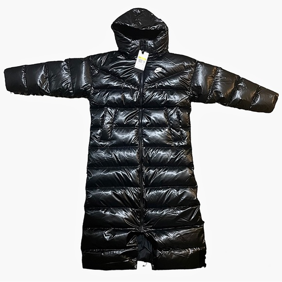 • Nike Sportswear Therma-FIT City Series Black Down Puffer Parka Coat - Picture 2 of 12